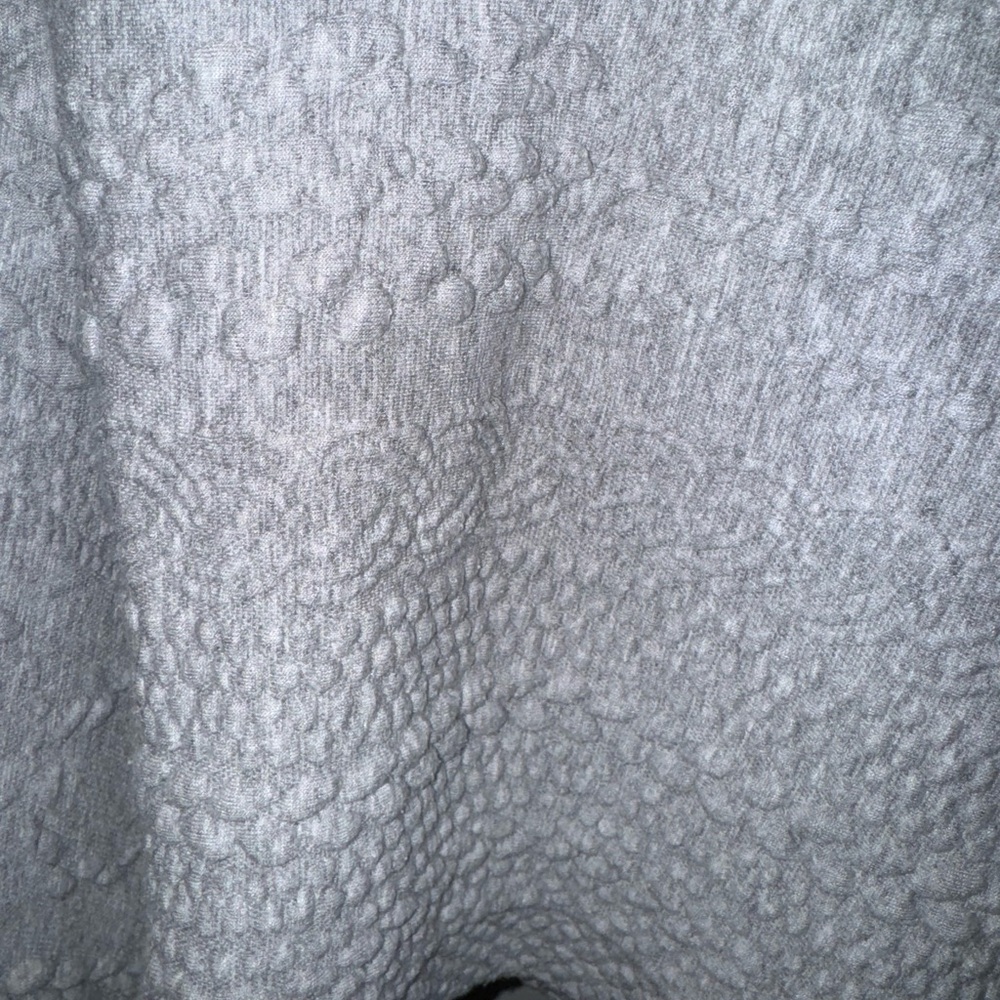 Grey patterned hoodie